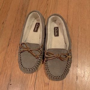 Grey slippers - from Clark’s “moccasins”